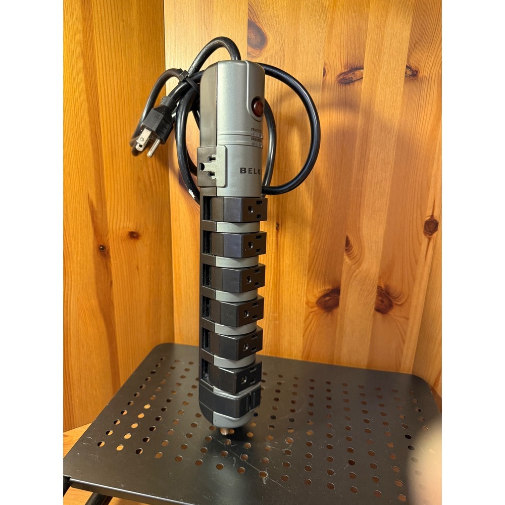 Belkin 8 Outlet Surge Protector Power Strip w/ Coax Cable Protection